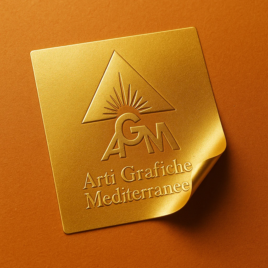 Adesivo in vinile con nobilitazione